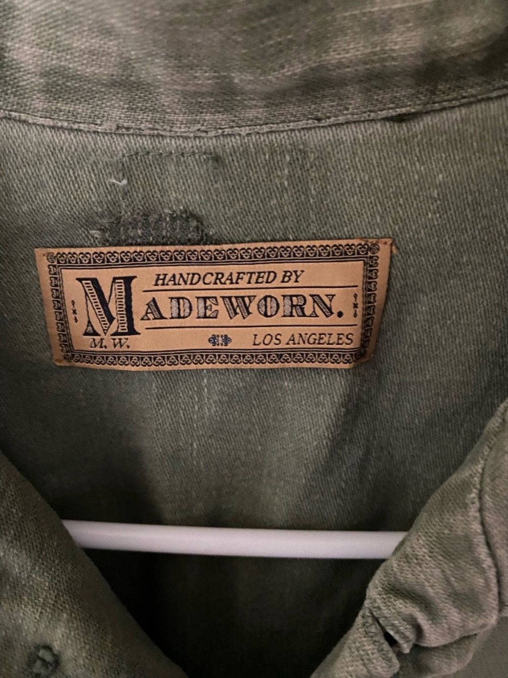 MadeWorn Grateful Dead Military Jacket XS/S Olive Green Patches NWT - Picture 6 of 7